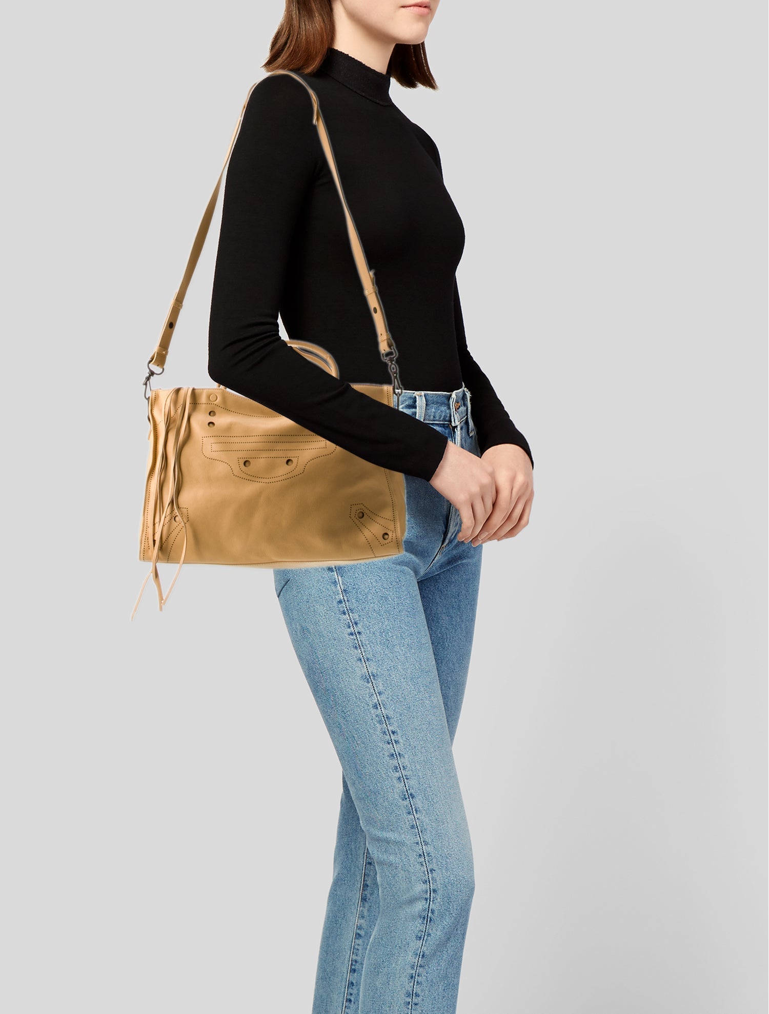 Balenciaga Leather Blackout